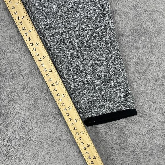 PINK Victoria's Secret Sweater Womens Medium Gray Marled Quarter Zip Pullover - Picture 8 of 11